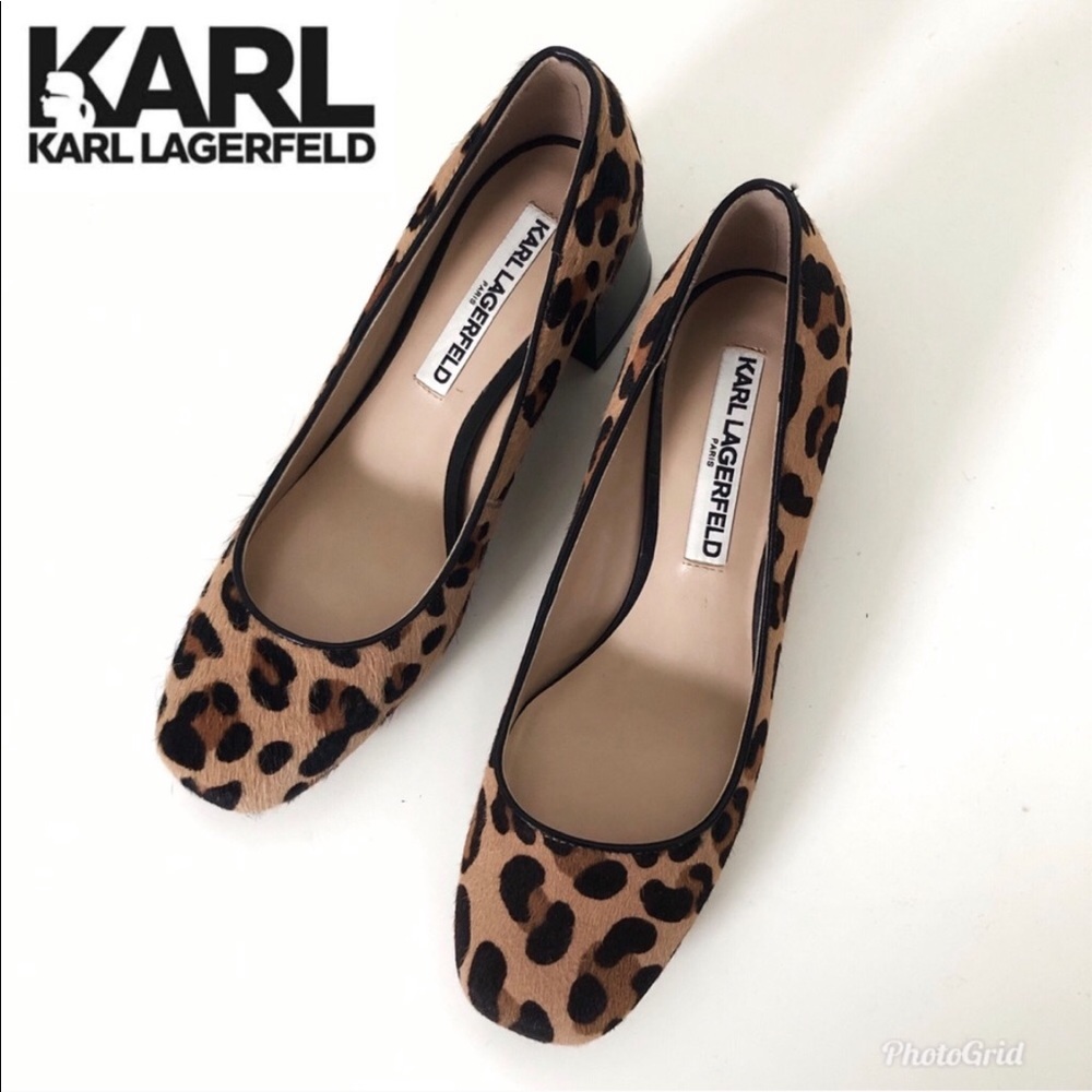 Karl Lagerfeld real cow fur Cheetah print …
